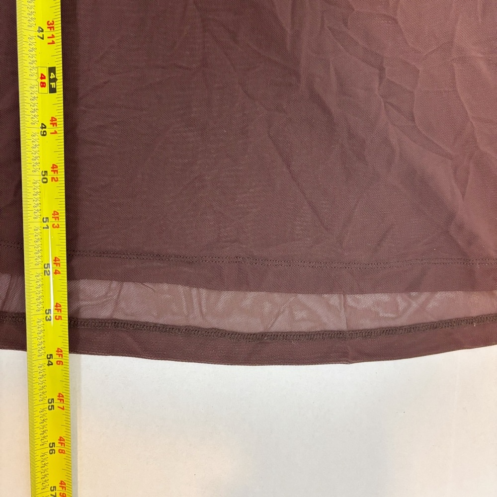 Bardot x REVOLVE Sephera Halter Mesh Midi Dress in Chocolate Size 12 - Picture 14 of 14